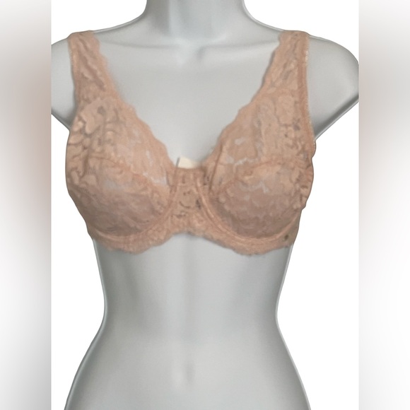 Jessica Simpson Lace Underwire Bra in Pink. Size 36C. NWT. - Picture 1 of 10